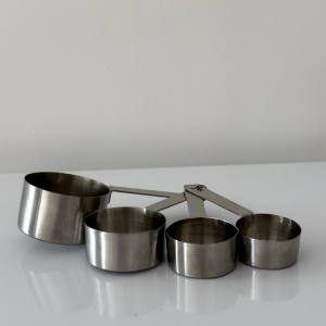 4 Cuillères mesures inox  60-80-125-250ml