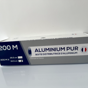 ALUMINIUM 200m X 330mm - Boite distributrice