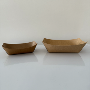 Barquettes kraft sans couvercle Caissipack