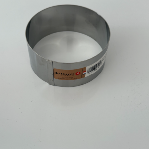 Cercle à entremet inox ¢ 10cm - H 4.5cm De Buyer