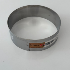 Cercle à entremet inox ¢ 10cm - H 4.5cm De Buyer