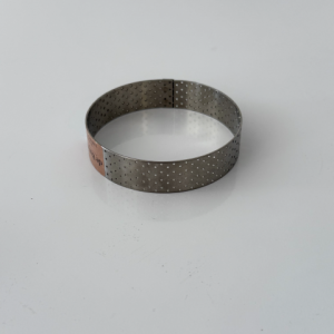 Cercle à tarte inox perforé De Buyer