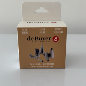 Coffret de 5 douilles inox assorties