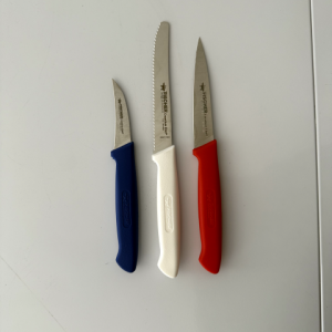 Lot couteaux bec d'oiseau tomate office