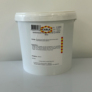 Marinade gout thym citron seau 5kg
