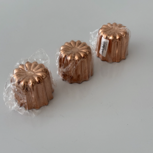 Moule à cannelé en cuivre ø55mm