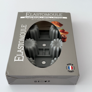 Plaque 6 canelés élastomoule De Buyer