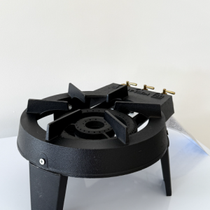 Réchaud trépied à gaz en fonte 3 robinets 8500w